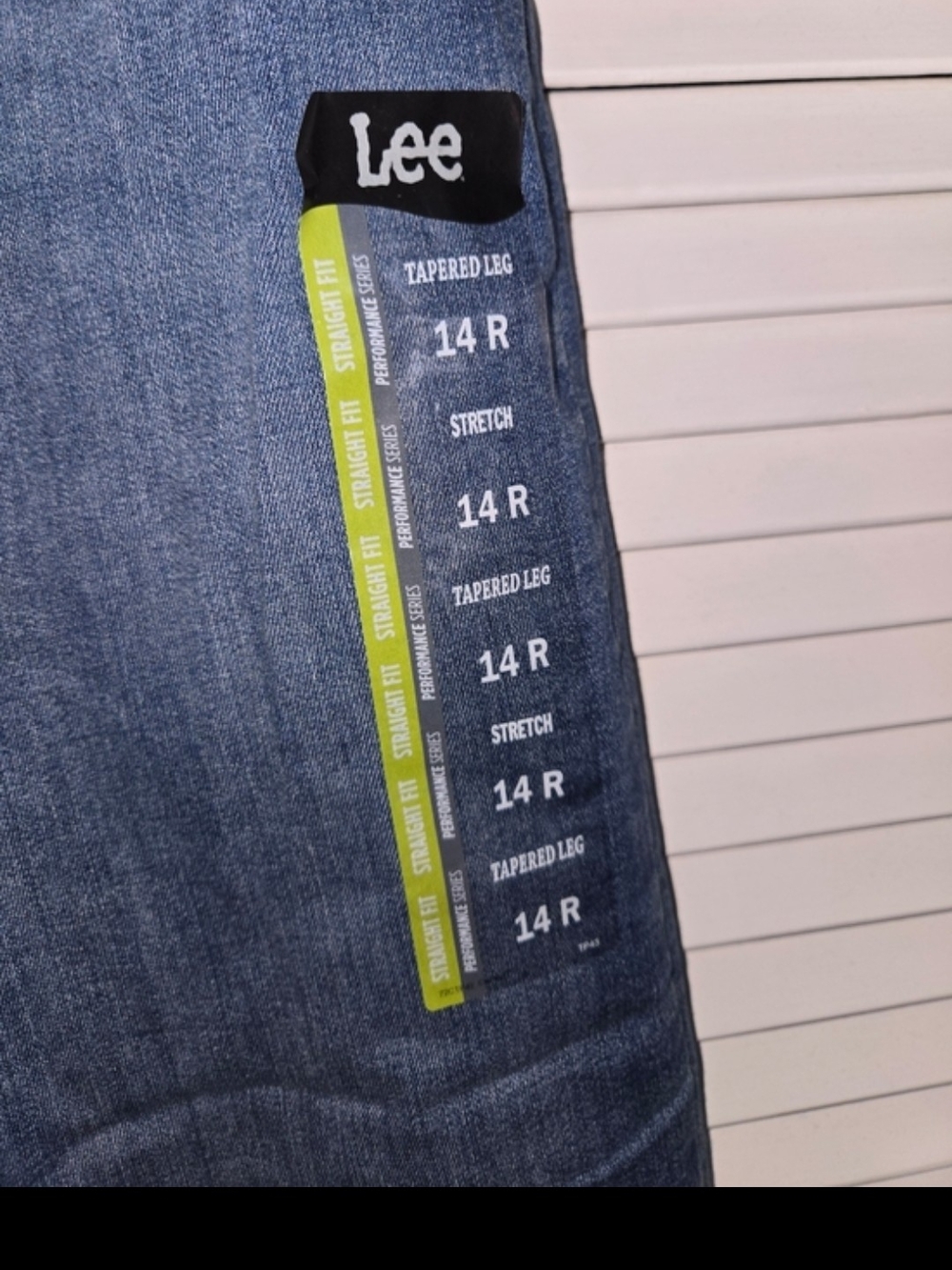 Lee Extreme Comfort Tapered Leg Stretch Jeans Blue Waist 14 R New - Picture 3 of 9